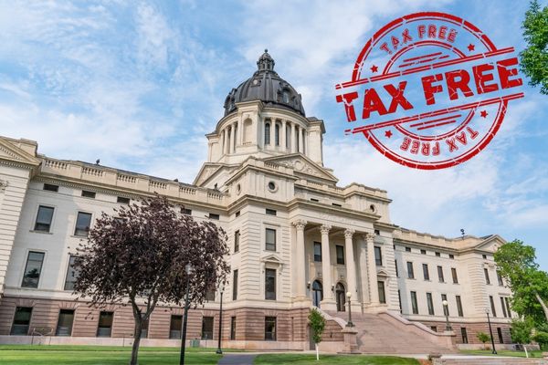 South Dakota does not have a state income tax.