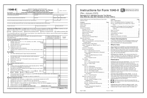 Form 1040-X