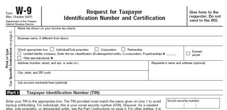 Form W-9