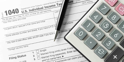 IRS 1040 Tax Form