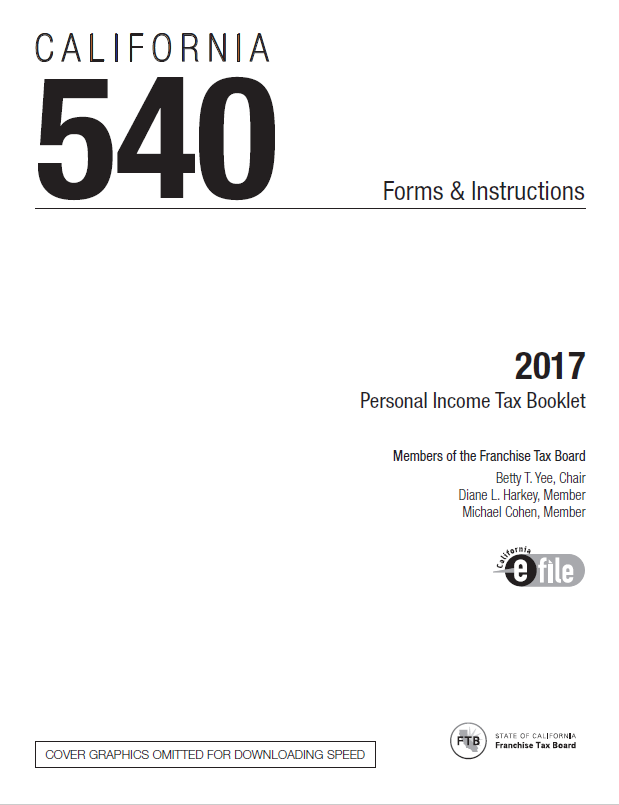 CA 540 Instructions 2017