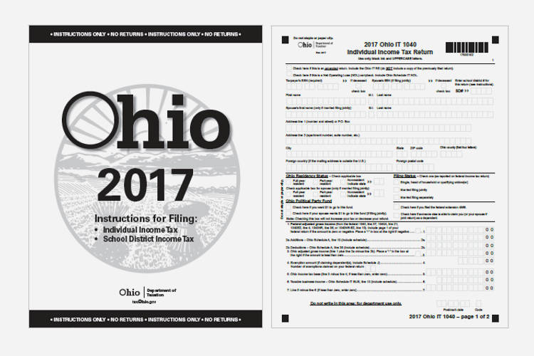 Ohio Tax Forms By Mail IT 1040